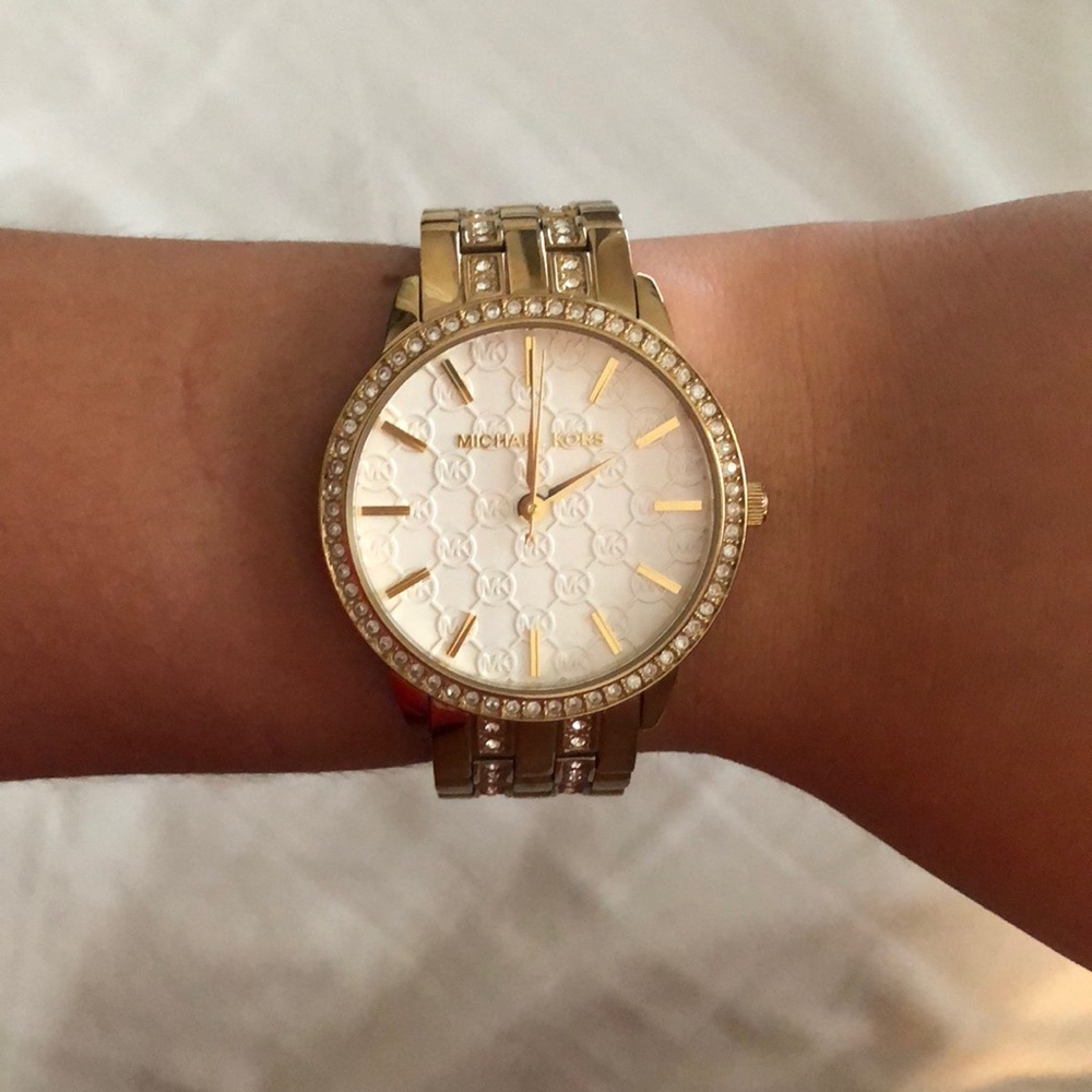 new michael kors gold watch